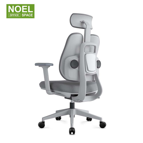 Charley-H/HG plus,Unique design black office chair + 2D headrest