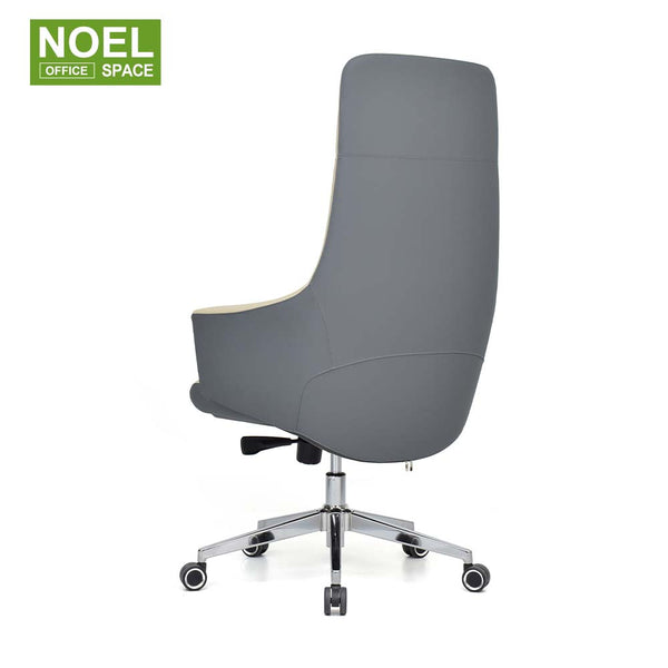 Cove-H,Beige color comfortable PU office chair