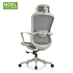 Ella-H(Grey frame),Health and comfort high back ergonomic mesh office chair