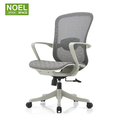 Ella-M(Grey frame),Health and comfort mid back ergonomic mesh office chair