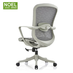 Ella-M(Grey frame),Health and comfort mid back ergonomic mesh office chair