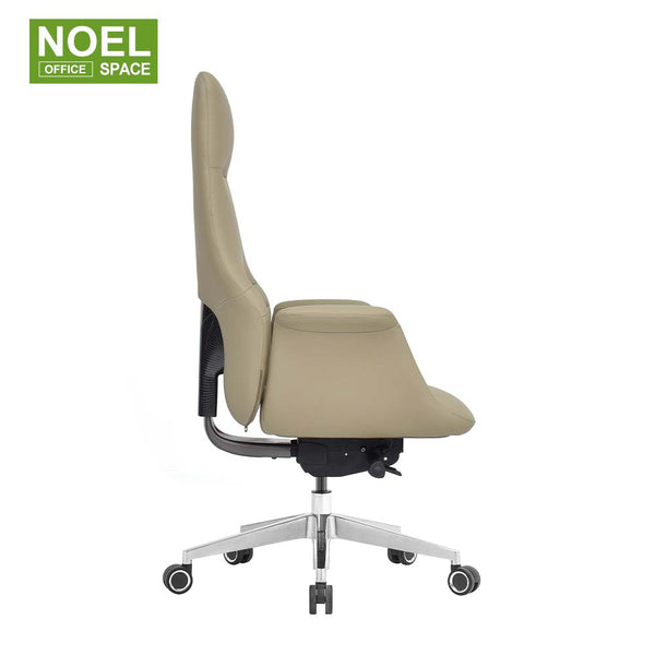 Haven-H,High back PU executive office chair with 4 positions locking function