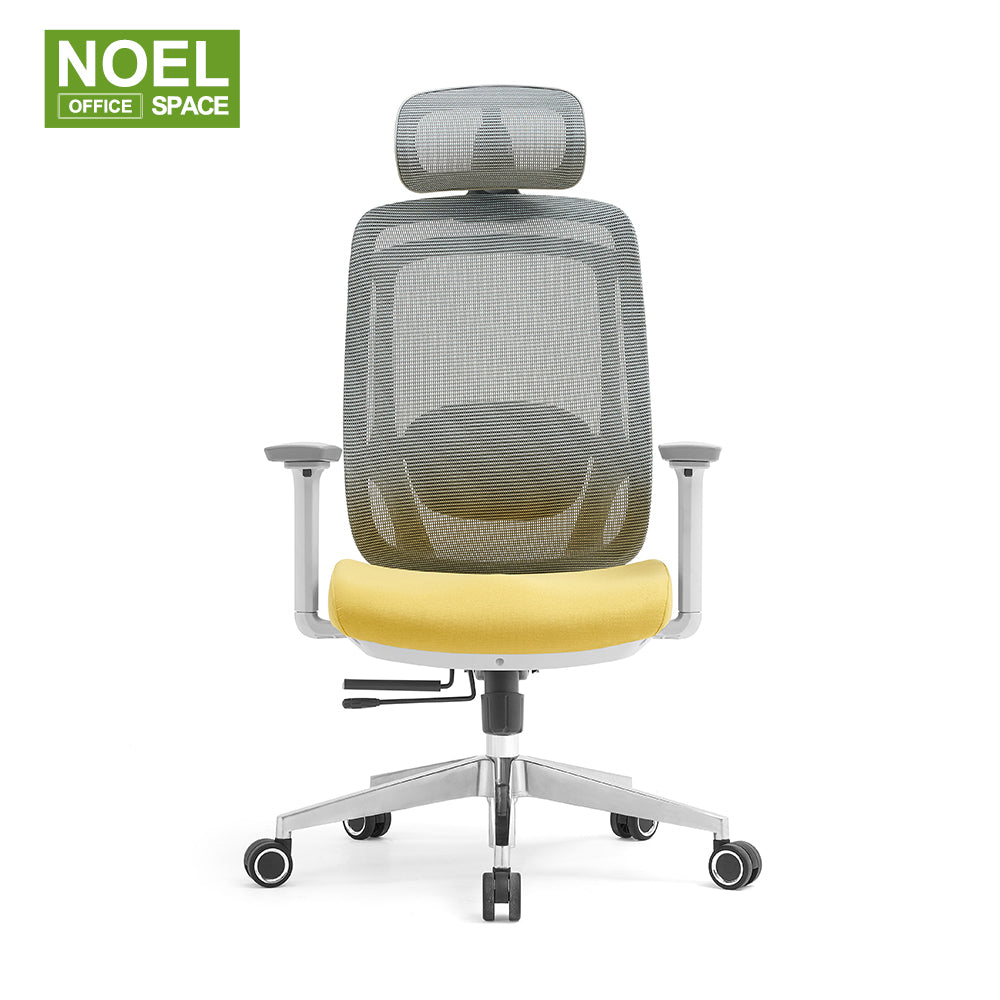 Nando M High end Mid back office chair PU office staff chair NOEL FURNITURE