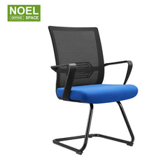 Ivy, Popular Metal Frame Middle Mesh Fabric Back Task Visitor Office Chairs For Meeting Room