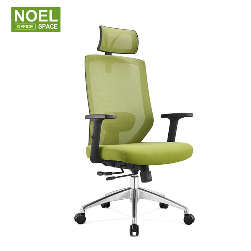 Joy-H, Modern ergonomic computer chair with recline tall aluminum directors chair women office chair