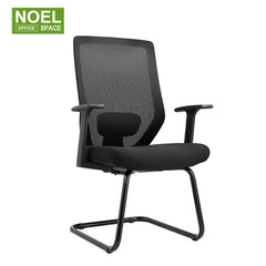 Joy-V, Wholesale black mesh ergonomic black metal frame fixed guest conference chair