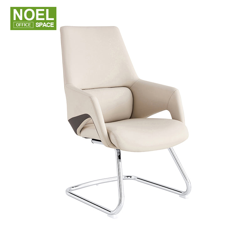 Kira-V(Beige),Competitive Price Executive Boss Office Chair PU Leather Manager Chair