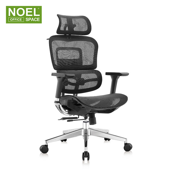 Lana-H(Alum frame),High back nylon mesh office chair