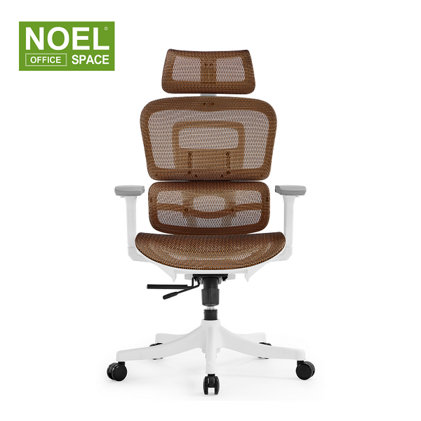 Lana-H(White frame),High back nylon mesh office chair