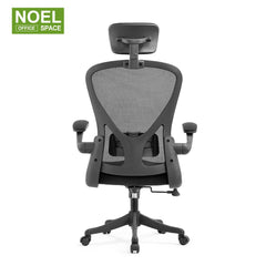 Leda-H, Flip-up arms Mesh Chair High Back Comfort Ergonomic Swivel Office Chair pc Computer Home Office Chair