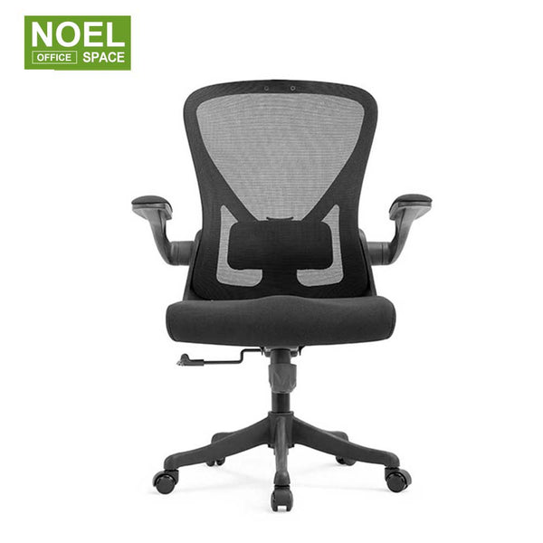 Leda-M, Flip-up arms Mesh Chair High Back Comfort Ergonomic Swivel Office Chair pc Computer Home Office Chair