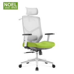 Lina-H(White frame), Manufacturer Wholesale breathable Mesh Cloth Computer Chair simple modern chair