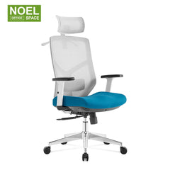 Lina-H(White frame), Manufacturer Wholesale breathable Mesh Cloth Computer Chair simple modern chair