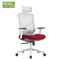 Lina-H(White frame), Manufacturer Wholesale breathable Mesh Cloth Computer Chair simple modern chair