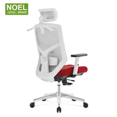 Lina-H(White frame), Manufacturer Wholesale breathable Mesh Cloth Computer Chair simple modern chair
