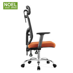 Lisa-H，high back ergonomic mesh office chair full backrest is 6CM height adjustable