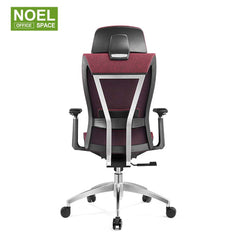Luke-H, executive swivel office chair ergonomic luxury modern office chair red