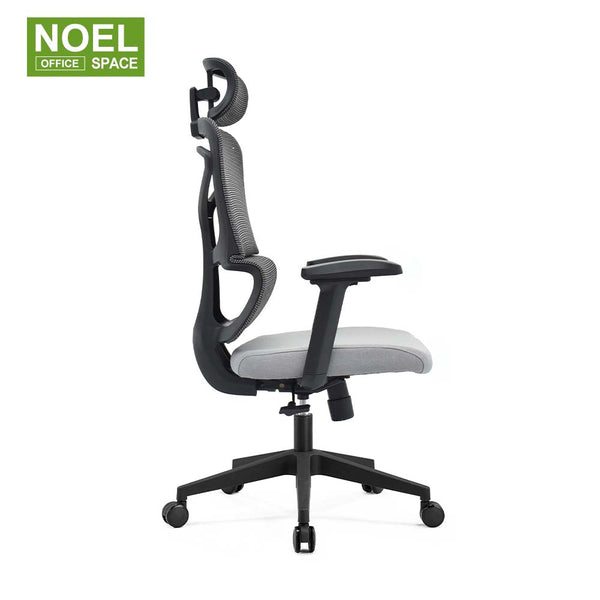 Makin-H,Classic design high back mesh office chair with 3D armrest