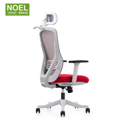 Maro-H (Grey PP+3D arm), Cheemay mesh ergonomic high back executive chair in office chairs