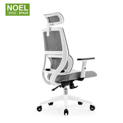 Mars-H(White PP), 360 Revolving Executive Swivel Chairs Cheap Black White OEM Fashionable Style Modern Adjustable Furniture Office Chair