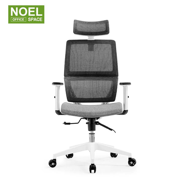 Mars-H(White PP), 360 Revolving Executive Swivel Chairs Cheap Black White OEM Fashionable Style Modern Adjustable Furniture Office Chair