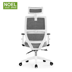 Mars-H(White PP), 360 Revolving Executive Swivel Chairs Cheap Black White OEM Fashionable Style Modern Adjustable Furniture Office Chair