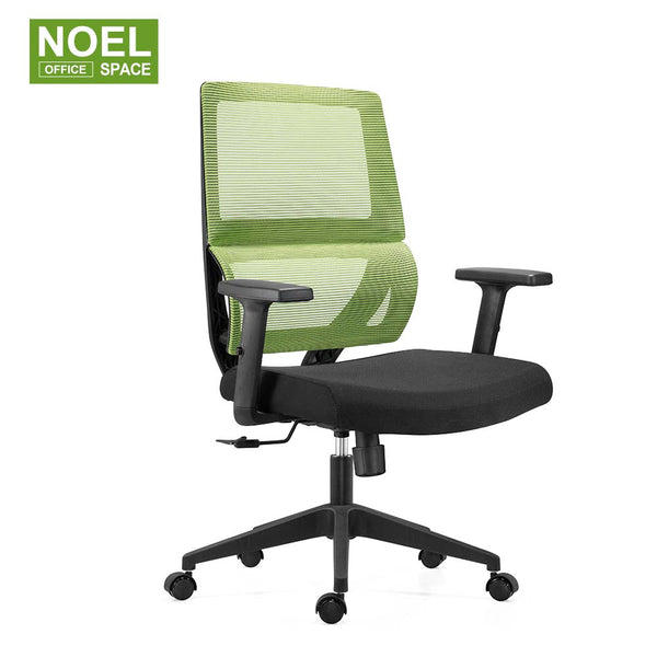 Mars-M, Mid back Furniture chair simple design synthetic leather best ergonomic office chair