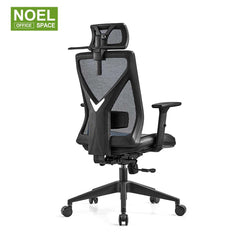 Mike-H/M(PU),BIFMA passed ergonomic mesh office chair adjustable back and sliding seat function NOEL
