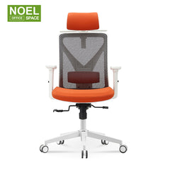 Mike-H(white nylon),combines fashion and comfort high back ergonomic mesh office chair