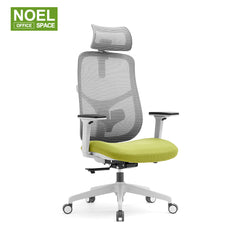 Moda-HG，New design yellow color4D armrest ergonomic mesh office chair