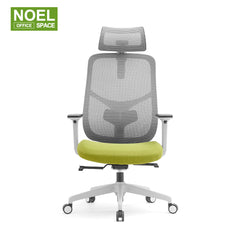 Moda-HG，New design yellow color4D armrest ergonomic mesh office chair