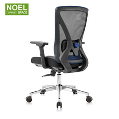 Oka-H plus（Blue）/M, Factory Direct Sales Office Lift Chair Ergonomics Backrest Adjustment Lift Rotating Portable Office Chair