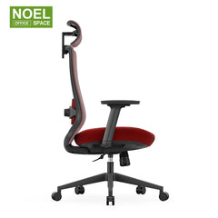 Pro-H/M/V,simple choice red color office chair with 3D headrest