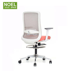 Pro-MW/M (Foot ring),Classic design mid back mesh office chair with foot ring