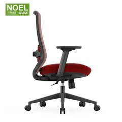 Pro-H/M/V,simple choice red color office chair with 3D headrest