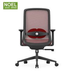 Pro-H/M/V,simple choice red color office chair with 3D headrest