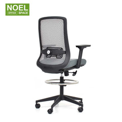 Pro-MW/M (Foot ring),Classic design mid back mesh office chair with foot ring
