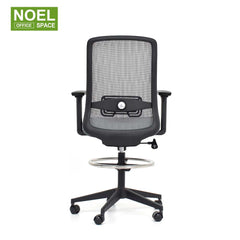 Pro-MW/M (Foot ring),Classic design mid back mesh office chair with foot ring