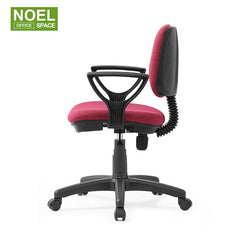 Reba,simple fabric fixed PP armrest computer chair