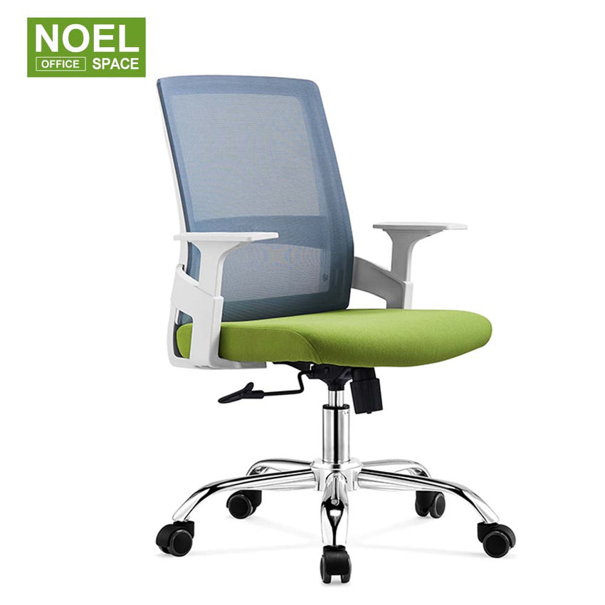 Rock-M, Mid back mesh office chair staff computer swivel mesh chair