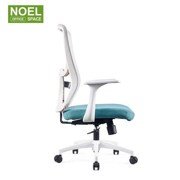 Roy-M, Good Quality High Back Swivel Rocking Staff Computer Mesh Office Chair For Worker