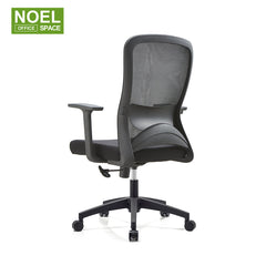 Sammy-M(Black frame）,mid back mesh office chair.