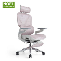 Teko-HG-MF (Massage,6D arm),Pink color new arrival ergonomic office chair with massage lumbar support