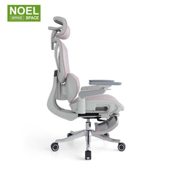 Teko-HG-MF (Massage,6D arm),Pink color new arrival ergonomic office chair with massage lumbar support