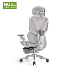 Teko-HG-MF (Massage,6D arm),Pink color new arrival ergonomic office chair with massage lumbar support