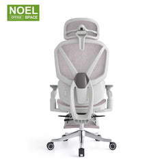 Teko-HG-MF (Massage,6D arm),Pink color new arrival ergonomic office chair with massage lumbar support