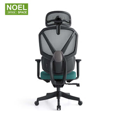 Teko-H (Massage lumbar support),High back ergonomic office chair with 4D headrest