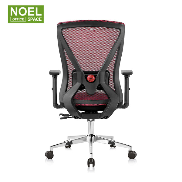 Oka-H plus（Red）/M/V, Mesh swivel ergonomic mesh chair rocking office chairs