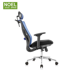 Oka-H plus（Blue）/M, Factory Direct Sales Office Lift Chair Ergonomics Backrest Adjustment Lift Rotating Portable Office Chair