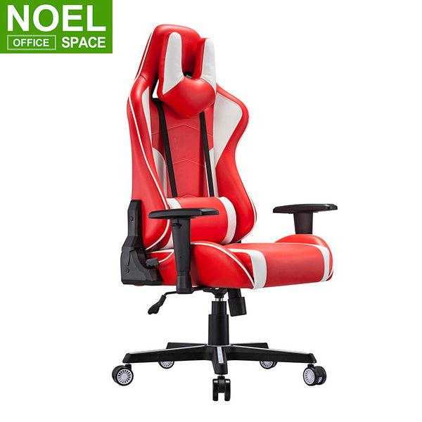 Matt, Ergonomic gaming computer chair PC gaming chair custom computer chair red